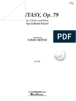 Fauré - Fantasy Op. 79 - Moyse, Louis PDF