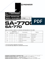 Pioneer Sa770 PDF