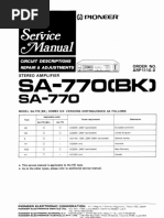 Pioneer Sa770 PDF