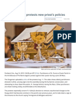 Portland Parish Protests New Priest's Policies PDF