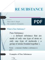 What is a Pure Substance