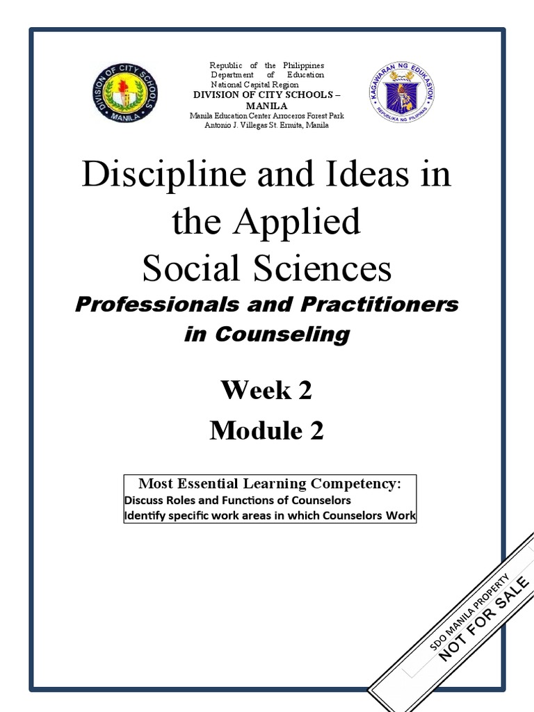 Roles and Functions of Counselors | PDF | School Counselor | Mental ...
