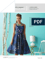 Stitch Winter15 Flirty Paper Pieced DressV23