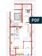 Architectural floor plan layout and dimensions