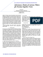 Comparative Performance Study of Various Filters On High Density Impulse Noise