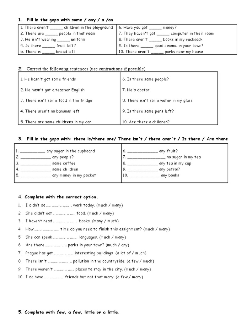 Correct The Following Sentences (Use Contractions If Possible) PDF