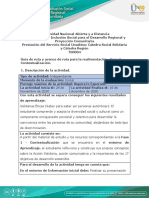 Fase 1 - Contextualización - Guía de ruta y avance  de ruta para la realimentación