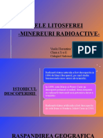 Resursele Litosferei - Minereuri Radioactive