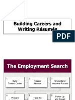 Building Careers and Writing R Ésumés Building Careers and Writing R Ésumés