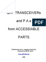QRP Transceivers and P.A.S From Accessiable Parts: Published by Free E-Magazine Antentop
