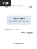 Industrialisation Et Developpement Les Trajectoires D'industrialisation Au Maroc6 PDF