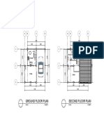 Ground Floor Plan Second Floor Plan: B C D A B C D A