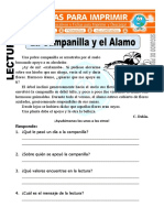 Ficha de La Campanilla y El Alamo para Segundo de Primaria