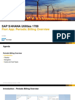 SAP S/4HANA Utilities 1709: Fiori App: Periodic Billing Overview