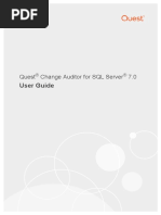 User Guide: Quest Change Auditor For SQL Server 7.0