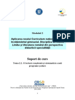 Aplicarea Noului Curriculum PDF