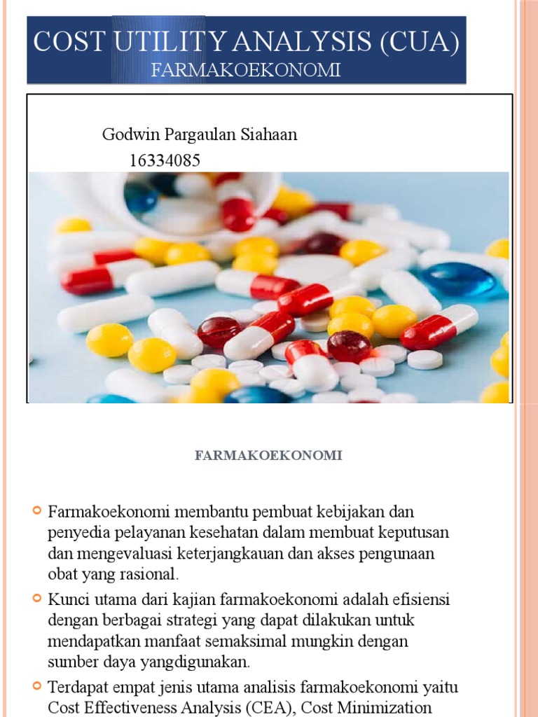 Analisis Cost Utility dalam Farmakoekonomi | PDF | Pengembangan Diri