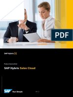 SAP Cloud For Sales Solution Brief - Sap Layout