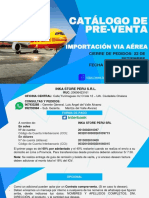 Catologo Importacion Aérea Inka Store Peru SRL