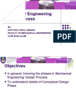 Mechanical Engineering Design Process: By: Nor Fazli Adull Manan Faculty of Mechanical Engineering Uitm Shah Alam
