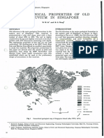 Geotechnical Properties of Old Alluvium in Singapore, 2001