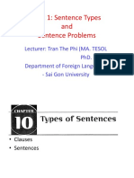 Chapter 10 - Sentence Types-Handout PDF