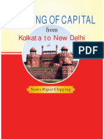 Shifting of Capital From Kolkata To Delhi