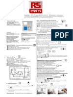 TH-0472 Two-Channel Programmer (With Temperature Control) - Installation Instruction TH-0472 Two-Channel