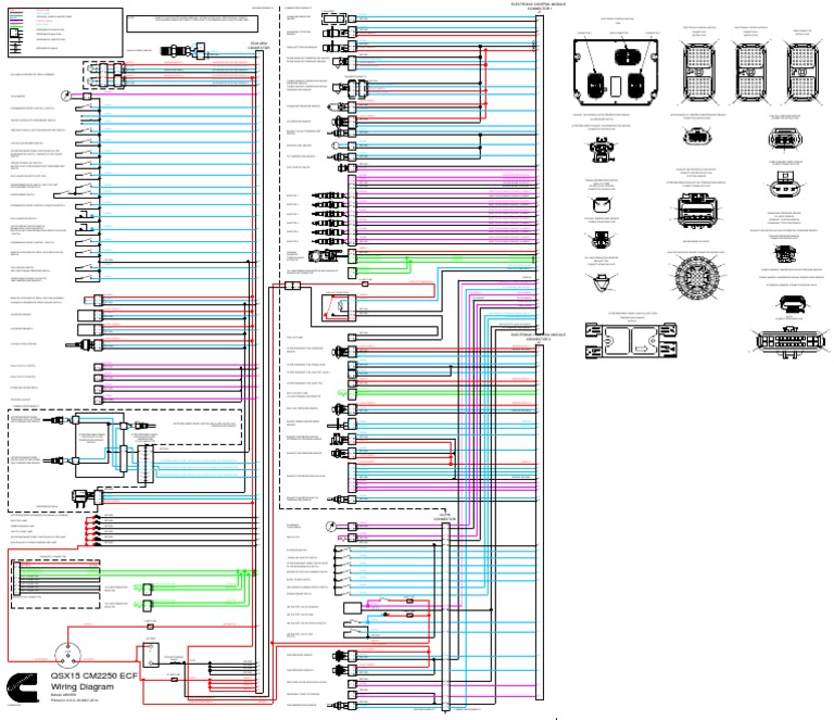 QSX15 CM2250 ECF Wiring Diagram Input PDF Fuel Injection