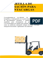 Cartilla de Operación para Montacargas