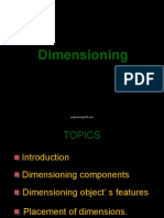 Dimensioning fouth