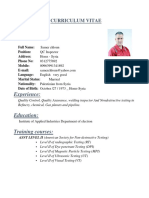 Personnel:: Curriculum Vitae