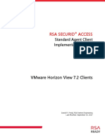 VMware Horizon View 7 2 RSA SecurID Access Clients