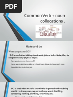 Common Verbnoun Collocations Grammar Guides 86855