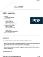 Acústica Arquitectónica: Apuntes Del Curso de Acústica Musical Del Año 2006