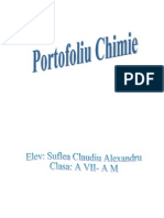 Portofoliu Chimie clasa a VII-a
