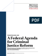 A Federal Agenda For Criminal Justice Reform