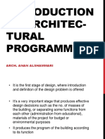 Architecture Programming 1
