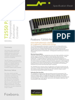 Foxboro T2550 PAC: Specification Sheet