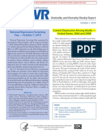 Current Depression Among Adults - United States, 2006 and 2008 National Depression Screening Day - October 7, 2010