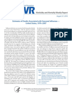 Estimates of Deaths Associated With Seasonal Influenza - United States, 1976-2007