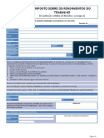 Modelos Formularios - Editaveis - Imposto Sobre Os Rendimentos Do Trabalho Irt - Irt Anual Modelo 2 Grupo A PDF