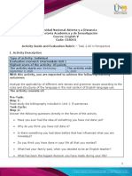 Activity Guide and Evaluation Rubric - Task 2 - All in Perspective