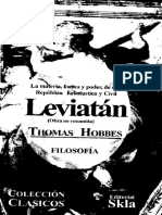 99453161 Leviatan Thomas Hobbes Version Impresa Completo