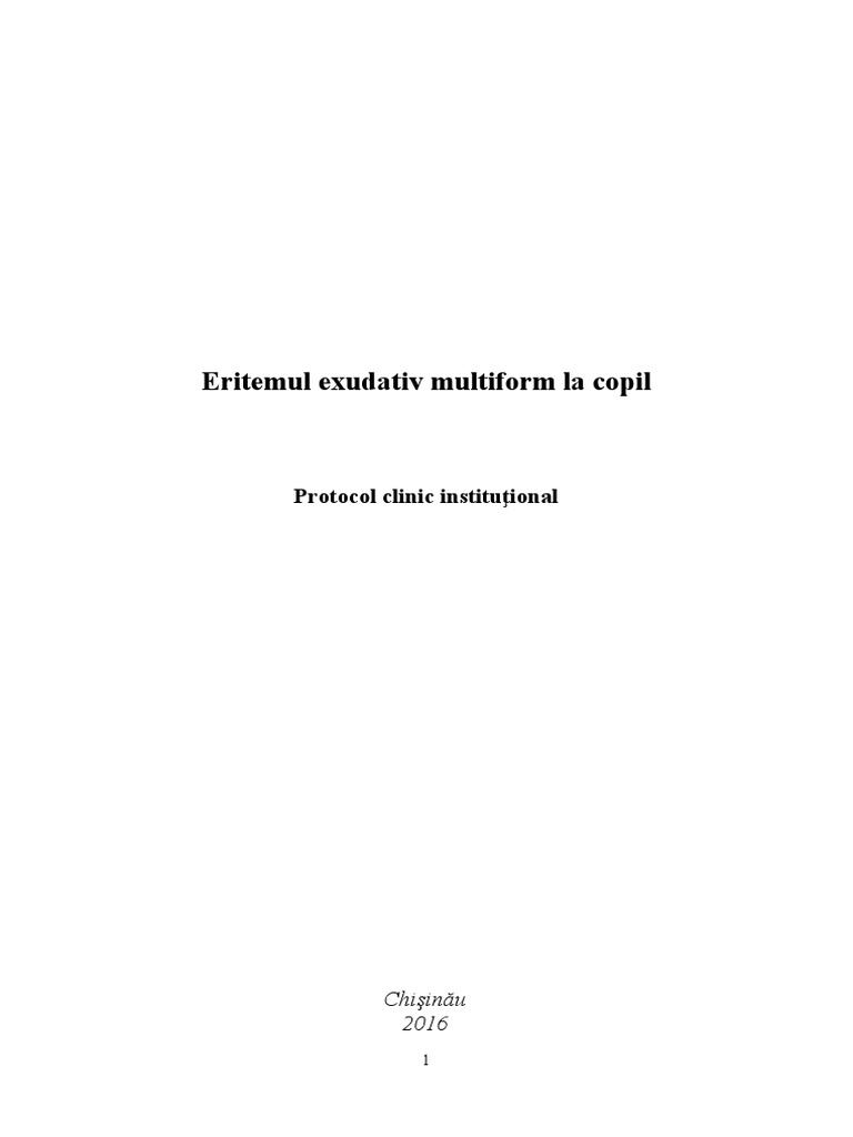 Pci eritemul multiform pdf