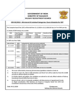 Government of India Ministry of Railways: Railway Recruitment Boards