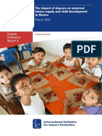 Mex 2014 Angeles Et Al The Impact of Daycare On Maternal Labor Supply and Child Development in Mexico PDF