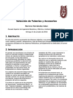 Seleccion de Tuberias y Accesoriosdocx PDF