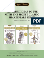 Teaching Ideas To Use With The Signet Classic Shakespeare Series