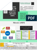 Modelo de Metodo AMFE - Herramientas de Gerencia